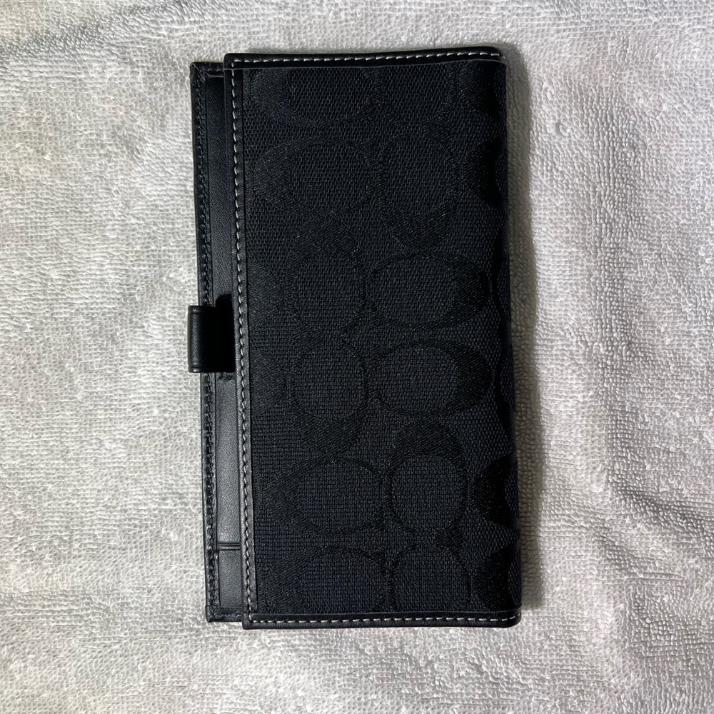 Coach Check Book Holder